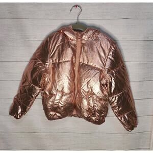 Old Navy Girls Metallic Pink Jacket~Size Small 6/7